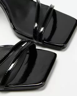 4th & Reckless Percy Heeled Sandals Black Patent -Sandals Sales Shop http3A2F2Fstatic.theiconic.com .au2Fp2F4th reckless 2926 0443131 4