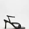 4th & Reckless Nahla Heeled Sandals Black