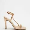 4th & Reckless Shaw Heels Gold