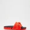 Adidas Originals Adilette - Women's Solar Red, Solar Red & Core Black
