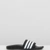 Adidas Performance Adilette Comfort Slides - Women's Core Black & White