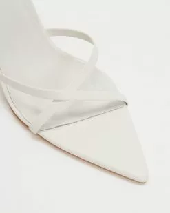 AERE Crossover Pointed Toe Wrap Heels White Leather -Sandals Sales Shop http3A2F2Fstatic.theiconic.com .au2Fp2Faere 1477 1174631 3