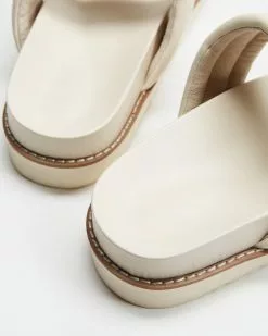 AERE Padded Tube Slides Cream Leather -Sandals Sales Shop http3A2F2Fstatic.theiconic.com .au2Fp2Faere 2552 8503231 4