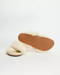 AERE Wool Crossover Slides Off White Wool & Suede -Sandals Sales Shop http3A2F2Fstatic.theiconic.com .au2Fp2Faere 3261 4670421 4