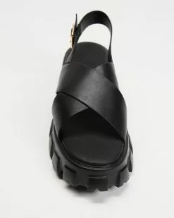 AERE Chunky Cleated Sandals Black Leather -Sandals Sales Shop http3A2F2Fstatic.theiconic.com .au2Fp2Faere 4616 2560431 4