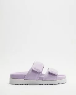 AERE Terry Adjustable Slides Lilac -Sandals Sales Shop http3A2F2Fstatic.theiconic.com .au2Fp2Faere 5360 8262241 3