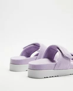 AERE Terry Adjustable Slides Lilac -Sandals Sales Shop http3A2F2Fstatic.theiconic.com .au2Fp2Faere 5360 8262241 4