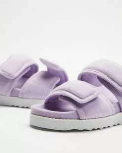 AERE Terry Adjustable Slides Lilac -Sandals Sales Shop http3A2F2Fstatic.theiconic.com .au2Fp2Faere 5360 8262241 5