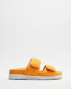 AERE Terry Adjustable Slides Mango Sorbet -Sandals Sales Shop http3A2F2Fstatic.theiconic.com .au2Fp2Faere 5394 0362241 3