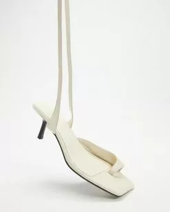 AERE Asymmetrical Toe Post Wrap Heels Cream Leather -Sandals Sales Shop http3A2F2Fstatic.theiconic.com .au2Fp2Faere 5602 4074631 3