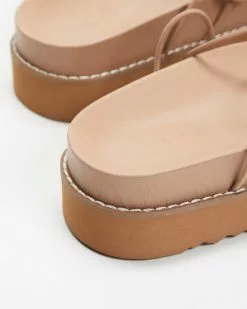 AERE Leather Tie Sandals Brown Leather -Sandals Sales Shop http3A2F2Fstatic.theiconic.com .au2Fp2Faere 6165 2712041 4