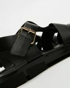 AERE Leather Fisherman Sandals Black Leather -Sandals Sales Shop http3A2F2Fstatic.theiconic.com .au2Fp2Faere 6221 1912041 4
