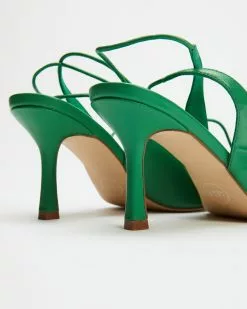 AERE Leather Tie Slingback Heel Green Leather -Sandals Sales Shop http3A2F2Fstatic.theiconic.com .au2Fp2Faere 6482 9812041 4