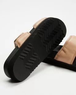 AERE Adjustable Leather Slides Brown Leather -Sandals Sales Shop http3A2F2Fstatic.theiconic.com .au2Fp2Faere 6511 1560431 4