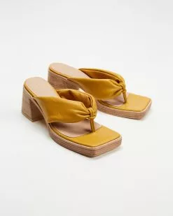 AERE Block Thong Heels Saffron Leather -Sandals Sales Shop http3A2F2Fstatic.theiconic.com .au2Fp2Faere 6808 6403231 3