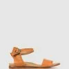 Airflex Steel Leather Footbed Sandals Tan
