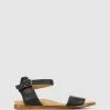 Airflex Steel Leather Footbed Sandals Black