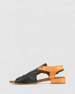 Airflex Whisk Low Block Heel Sandals Black/Tan -Sandals Sales Shop http3A2F2Fstatic.theiconic.com .au2Fp2Fairflex 0573 8990441 3