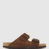 Airflex Hawaii Leather Footbed Sandals Brown