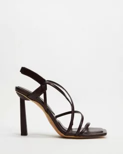 ALDO Amilia Heeled Sandals Dark Brown