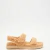 ALDO Cloud Faux Fur Slides Beige