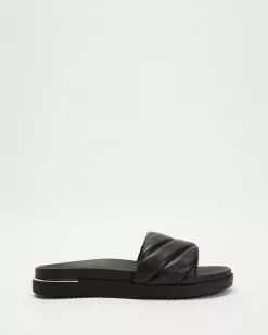ALDO Acaswen Quilted Slides Black