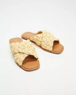 ALDO Wovina Slides Light Yellow
