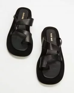 Alias Mae Polo Black Leather