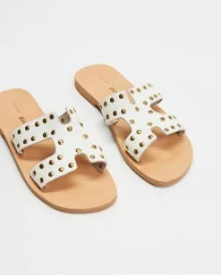 Ammos Maia Sandals White