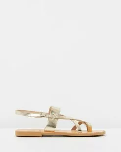 Ammos Myrto Sandals Gold