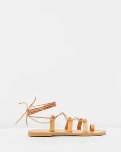 Ammos Electra Sandals Tan