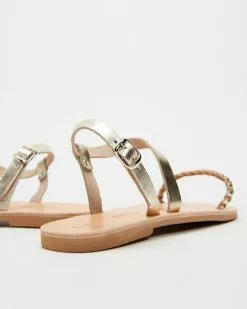 Ammos Danae Sandals Gold -Sandals Sales Shop http3A2F2Fstatic.theiconic.com .au2Fp2Fammos 9019 2164041 3