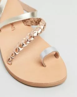 Ammos Alcyone Sandals Silver, Rose Gold & Gold -Sandals Sales Shop http3A2F2Fstatic.theiconic.com .au2Fp2Fammos 9107 910777 4