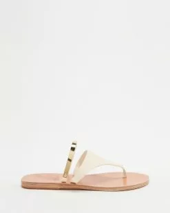 Ancient Greek Sandals Drepani Off White