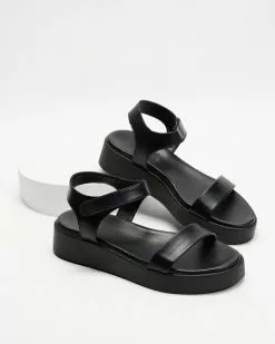 Ancient Greek Sandals Salamina All Black