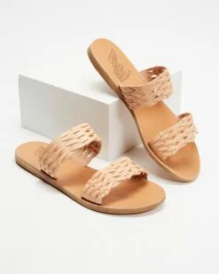 Ancient Greek Sandals Melia Woven Sandal Natural
