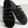 Ancient Greek Sandals Lyra Flip Flops Black