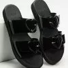 Ancient Greek Sandals Iaso Hearts Black