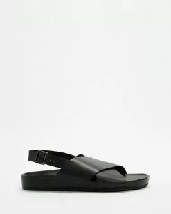 Assembly Label Crossover Sandals - Women's Black