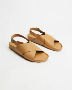 Assembly Label Crossover Sandals - Women's Tan -Sandals Sales Shop http3A2F2Fstatic.theiconic.com .au2Fp2Fassembly 7833 5694821 3