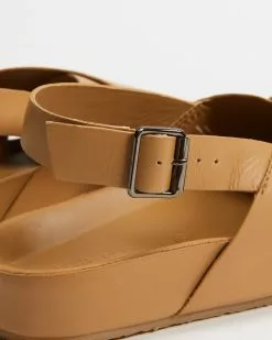 Assembly Label Crossover Sandals - Women's Tan -Sandals Sales Shop http3A2F2Fstatic.theiconic.com .au2Fp2Fassembly 7833 5694821 4