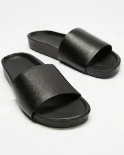 Assembly Label Single Strap Slides - Women's Black -Sandals Sales Shop http3A2F2Fstatic.theiconic.com .au2Fp2Fassembly 8021 4344511 3