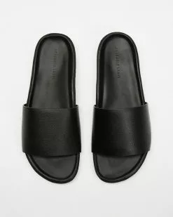 Assembly Label Single Strap Slides - Women's Black -Sandals Sales Shop http3A2F2Fstatic.theiconic.com .au2Fp2Fassembly 8046 4344511 5
