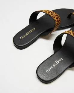 Atmos&Here Paloma Leather Sandals Leopard Ponyhair -Sandals Sales Shop http3A2F2Fstatic.theiconic.com .au2Fp2Fatmos here 0820 0089621 3