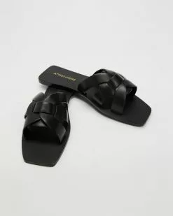 Atmos&Here Soleil Leather Sandals Black Leather -Sandals Sales Shop http3A2F2Fstatic.theiconic.com .au2Fp2Fatmos here 1009 7253301 4