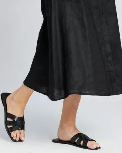 Atmos&Here Soleil Leather Sandals Black Leather -Sandals Sales Shop http3A2F2Fstatic.theiconic.com .au2Fp2Fatmos here 1009 7253301 6