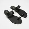 Atmos&Here Paloma Leather Sandals Black Leather