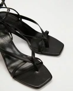 Atmos&Here Vexa Leather Heels Black Leather -Sandals Sales Shop http3A2F2Fstatic.theiconic.com .au2Fp2Fatmos here 2181 9173231 3