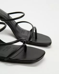 Atmos&Here Serena Leather Heels Black Leather -Sandals Sales Shop http3A2F2Fstatic.theiconic.com .au2Fp2Fatmos here 2254 3957331 4