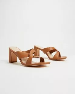 Atmos&Here Sinsa Leather Heels Tan Leather -Sandals Sales Shop http3A2F2Fstatic.theiconic.com .au2Fp2Fatmos here 2989 7173231 3